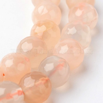 Natürliche sunstone Perlen Stränge G-F261-06-10mm-1