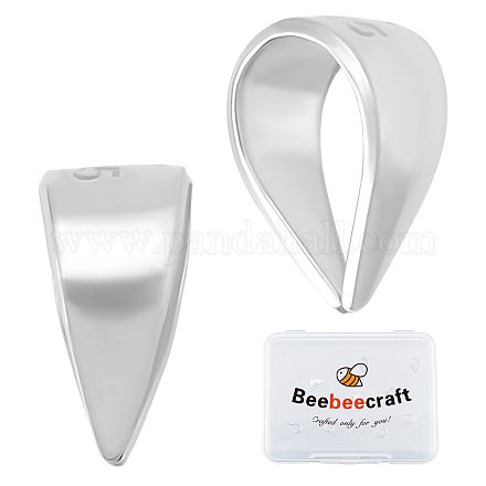 Beebeecraft 10 pieza 925 broches de presión de plata esterlina STER-BBC0001-13-1