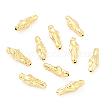 Rack Plating Brass Beads KK-E015-06G-1
