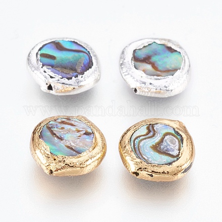 Perles de coquille d'ormeau naturel/coquille de paua G-O168-18-1