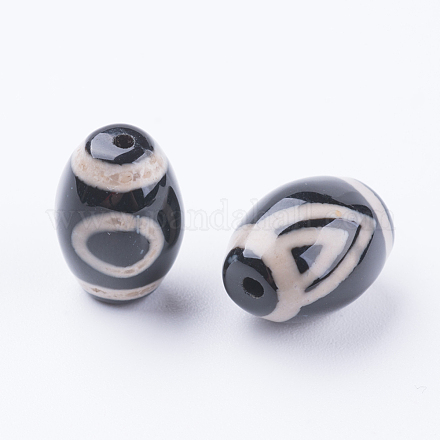 Tibetan Style 1-Eye dZi Beads TDZI-K002-A-B01-1