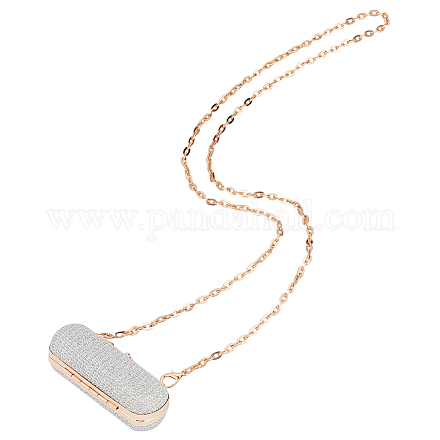 WADORN Lipstick Case with Chain AJEW-WH0505-45B-1