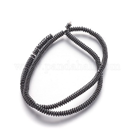 Electroplated Non-magnetic Synthetic Hematite Beads Strands G-P401-10B-1