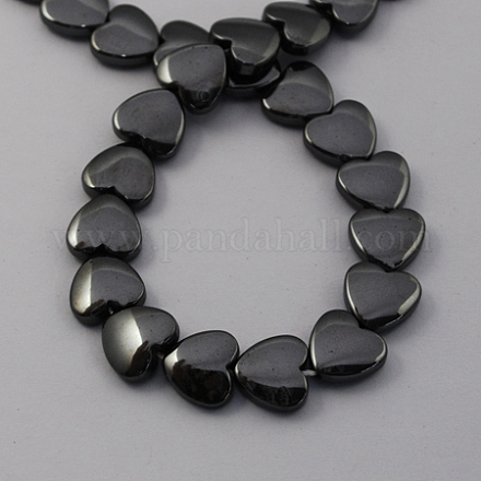 Magnetic Synthetic Hematite Beads Strands G-Q912-6mm-1