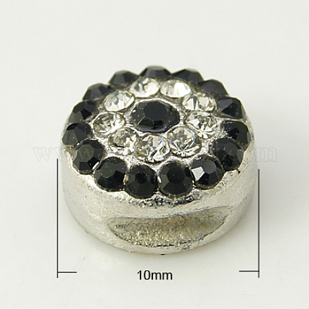 Abalorios de Diamante de imitación de la aleación X-RB-E007-10-1