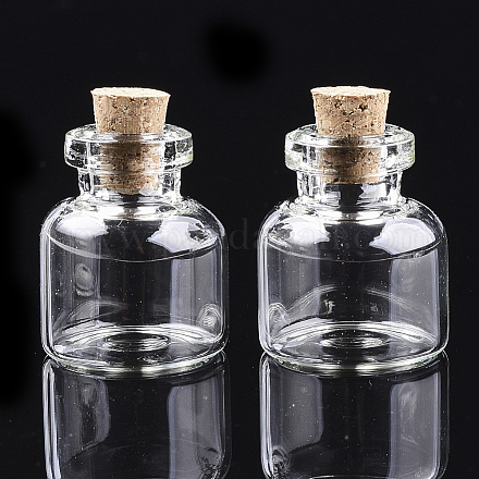Botellas de vidrio frasco de vidrio grano contenedores AJEW-S074-04A-1