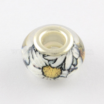 Large Hole Resin European Beads OPDL-Q129-197A-1