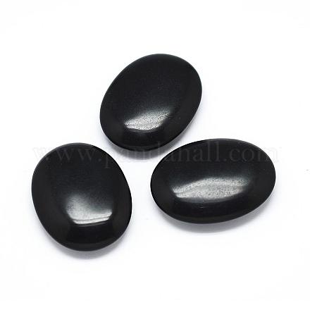 Synthetischer Obsidian cabochons G-G918-06-1