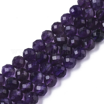 Natural Amethyst Beads Strands G-R465-03C-G-1