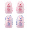 12Pcs 2 Colors  Makrofol Semi-transparent Drawstring Bag, Dustproof Storage Bags, Rectangle, Mixed Color, 35.5x26.8x0.15cm, 6pcs/color