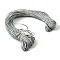 Laser PU Leather Cord, for DIY Jewelry Making, Aqua, 2mm, about 98~100m/Bundle