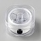 90M Flat Elastic Crystal String, White, 0.8mm, about 98.43 Yards(90m)/pc