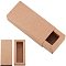 Kraft Paper Folding Box, Drawer Box, Rectangle, BurlyWood, 15x20cm, Finished Product: 18x7x6cm
