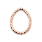 Iron Linking Rings, Teardrop, Light Gold, 18x14x1.5mm, Inner Diameter: 15x11mm, about 950~1000pcs/bag