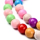 Baking Paint Glass Beads Strands X-DGLA-MSMC001-11-3