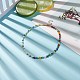 Natural Pearl & Millefiori & Seed Glass Beaded Necklace for Women NJEW-JN04161-2