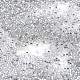 Mgb松野ガラスビーズ  日本製シードビーズ  銀の丸い穴のガラスのシードビーズのライニング  ツーカット  六角  銀  15/0  1x1x1mm  穴：0.8mm  約135000個/袋  450 G /袋 SEED-Q023B-42-2