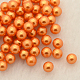 (Weihnachtsverkauf) Runde Perlen aus ABS-Kunststoffimitationsperlen ohne Loch MACR-F033-14mm-04-1