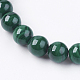 Chapelets de perles en malachite naturelle G-I001-7mm-01-3