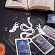 CRASPIRE DIY Pendulum Board Dowsing Divination Making Kit DIY-CP0007-28D-7