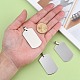 201 Stainless Steel Stamping Blank Tag Pendants X-STAS-O044-P122-4