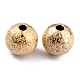 Perle di ottone placcato di lunga durata KK-O133-004C-G-2