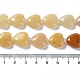 Chapelets de perles jaunes en aventurine naturelle G-E614-A23-01-4