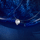 Ожерелья с подвесками из стерлингового серебра с родиевым покрытием и фианитами PP2754-1-3