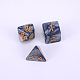 Set di dadi poliedrici acrilici&nbsp;SACR-WH0002-09A-2