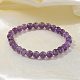 Bracelets d'améthyste naturels&nbsp;BJEW-K212-A-034-3