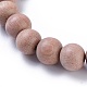 Holz Perlen Stretch-Armbänder BJEW-JB05019-01-2
