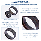 Dicosmetic 16 pz 8 taglia 316 anello per dito scanalato in acciaio inossidabile per uomo donna RJEW-DC0001-09B-4
