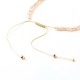 Ensembles de bracelets de perles tressées en fil de nylon BJEW-JB06456-10