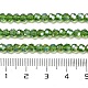 Perles en verre transparentes EGLA-A035-T4mm-B11-4