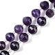 Natürlichen Amethyst Perlen Stränge&nbsp;G-G182-B50-05-1