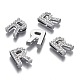 Alloy Letter Slide Charms RB-F034-01R-P-RS-3