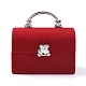 Lady Bag with Bear Shape Velvet Jewelry Boxes X-VBOX-L002-E02-2