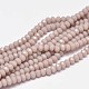Chapelets de perles en rondelles facettées en verre GLAA-I033-3mm-13-1
