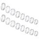 Unicraftale 16 pz 8 stili 304 anelli a fascia larga in acciaio inossidabile per donna uomo RJEW-UN0002-54P-1