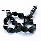 Natural Black Onyx Beads Strands G-E039-FT-18x13mm-2