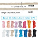 Pandahall elite 32m 16 couleurs polyester mille-pattes tresse dentelle OCOR-PH0002-23-2