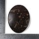 Bouton de couture basique ovale sculpté à 2 trou&nbsp;SHEL-K009-03-3