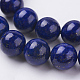 Chapelets de perles en lapis-lazuli naturel X-G-G087-12mm-3