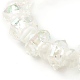 Ensembles de bracelets extensibles en perles acryliques transparentes à facettes pour enfants BJEW-JB06220-5