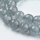 Chapelets de perles de jade naturel G-R166-8mm-15-3
