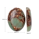 Cabujones ensamblados de bronzita sintética y jaspe aqua terra G-R457-04-6