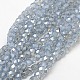 Electroplate Glass Beads Strands EGLA-F001-F23-1