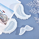 Sunnyclue stampi in silicone per vassoi per gioielli con ali d'angelo DIY-SC0010-27-5