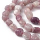 Natürliche pflaumenblüte turmalin perlen stränge G-B039-01A-3