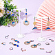 CREATCABIN 60Pcs 2 Style 304 Stainless Steel Leverback Earring Findings STAS-CN0001-17-5